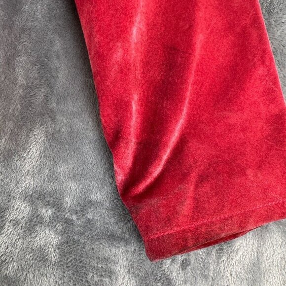 Vintatge Ami Red Leather Western Style Fringe Jacket Size Large Rodeo Cow Girl - Picture 6 of 13